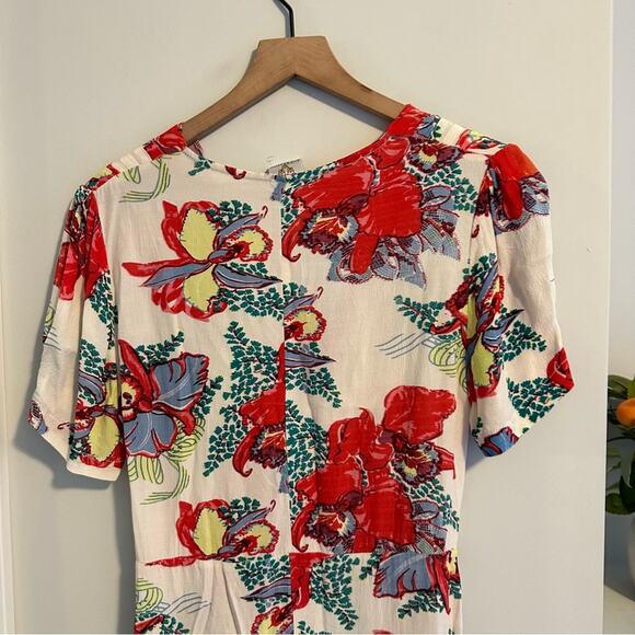 Vintage Ulf Andersson Floral MIDI Dress 6 - Picture 7 of 11